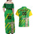 Custom Brazil Happy Independence Day Couples Matching Off Shoulder Maxi Dress and Hawaiian Shirt Cristo Redentor Flag Style - Wonder Print Shop