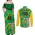 Custom Brazil Happy Independence Day Couples Matching Off Shoulder Maxi Dress and Long Sleeve Button Shirt Cristo Redentor Flag Style - Wonder Print Shop