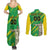 Custom Brazil Happy Independence Day Couples Matching Summer Maxi Dress and Long Sleeve Button Shirt Cristo Redentor Flag Style - Wonder Print Shop
