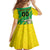 Custom Brazil Happy Independence Day Family Matching Off The Shoulder Long Sleeve Dress and Hawaiian Shirt Cristo Redentor Flag Style - Wonder Print Shop