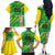 Custom Brazil Happy Independence Day Family Matching Off The Shoulder Long Sleeve Dress and Hawaiian Shirt Cristo Redentor Flag Style - Wonder Print Shop