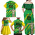 Custom Brazil Happy Independence Day Family Matching Off Shoulder Maxi Dress and Hawaiian Shirt Cristo Redentor Flag Style - Wonder Print Shop