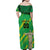 Custom Brazil Happy Independence Day Family Matching Off Shoulder Maxi Dress and Hawaiian Shirt Cristo Redentor Flag Style - Wonder Print Shop