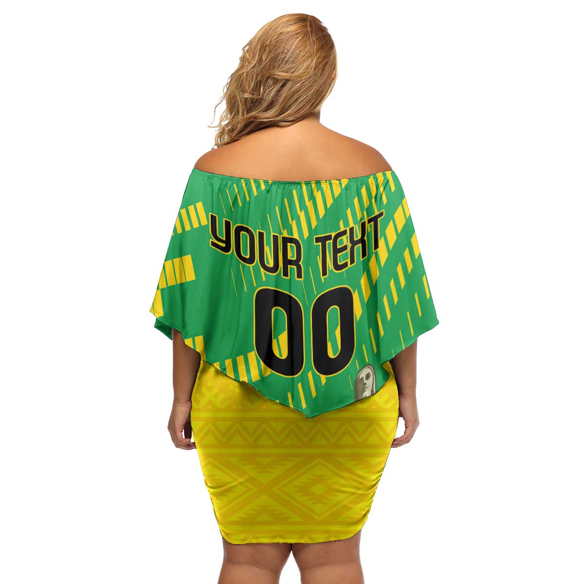 Custom Brazil Happy Independence Day Family Matching Off Shoulder Short Dress and Hawaiian Shirt Cristo Redentor Flag Style - Wonder Print Shop
