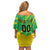 Custom Brazil Happy Independence Day Family Matching Off Shoulder Short Dress and Hawaiian Shirt Cristo Redentor Flag Style - Wonder Print Shop