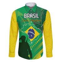Custom Brazil Happy Independence Day Family Matching Puletasi and Hawaiian Shirt Cristo Redentor Flag Style - Wonder Print Shop