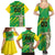 Custom Brazil Happy Independence Day Family Matching Summer Maxi Dress and Hawaiian Shirt Cristo Redentor Flag Style - Wonder Print Shop