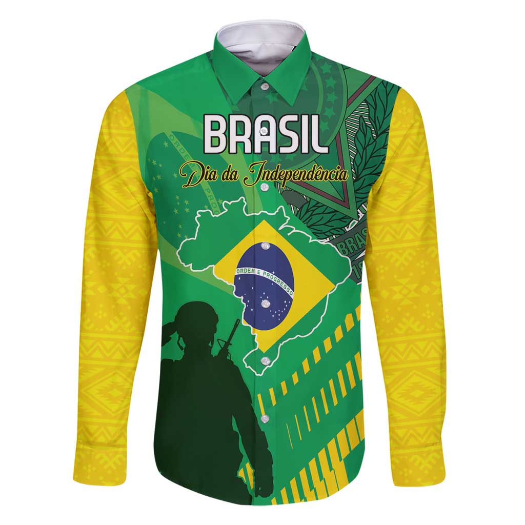 Custom Brazil Happy Independence Day Family Matching Summer Maxi Dress and Hawaiian Shirt Cristo Redentor Flag Style - Wonder Print Shop