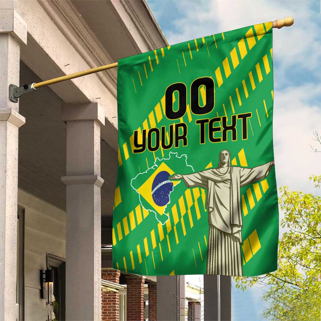 Custom Brazil Happy Independence Day Garden Flag Cristo Redentor Flag Style - Wonder Print Shop