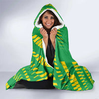 Custom Brazil Happy Independence Day Hooded Blanket Cristo Redentor Flag Style