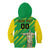 Custom Brazil Happy Independence Day Kid Hoodie Cristo Redentor Flag Style - Wonder Print Shop