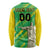 Custom Brazil Happy Independence Day Long Sleeve Shirt Cristo Redentor Flag Style - Wonder Print Shop