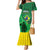 Custom Brazil Happy Independence Day Mermaid Dress Cristo Redentor Flag Style - Wonder Print Shop