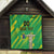 Custom Brazil Happy Independence Day Quilt Cristo Redentor Flag Style - Wonder Print Shop