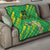 Custom Brazil Happy Independence Day Quilt Cristo Redentor Flag Style - Wonder Print Shop