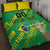 Custom Brazil Happy Independence Day Quilt Bed Set Cristo Redentor Flag Style - Wonder Print Shop
