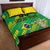 Custom Brazil Happy Independence Day Quilt Bed Set Cristo Redentor Flag Style - Wonder Print Shop