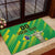 Custom Brazil Happy Independence Day Rubber Doormat Cristo Redentor Flag Style - Wonder Print Shop