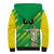 Custom Brazil Happy Independence Day Sherpa Hoodie Cristo Redentor Flag Style - Wonder Print Shop