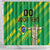 Custom Brazil Happy Independence Day Shower Curtain Cristo Redentor Flag Style