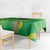 Custom Brazil Happy Independence Day Tablecloth Cristo Redentor Flag Style - Wonder Print Shop