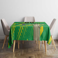Custom Brazil Happy Independence Day Tablecloth Cristo Redentor Flag Style - Wonder Print Shop