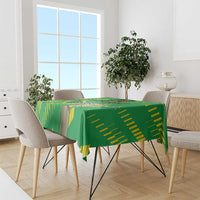 Custom Brazil Happy Independence Day Tablecloth Cristo Redentor Flag Style - Wonder Print Shop
