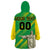 Custom Brazil Happy Independence Day Wearable Blanket Hoodie Cristo Redentor Flag Style - Wonder Print Shop