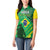 Custom Brazil Happy Independence Day Women Polo Shirt Cristo Redentor Flag Style - Wonder Print Shop