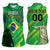 Custom Brazil Happy Independence Day Women Sleeveless Polo Shirt Cristo Redentor Flag Style - Wonder Print Shop
