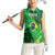 Custom Brazil Happy Independence Day Women Sleeveless Polo Shirt Cristo Redentor Flag Style - Wonder Print Shop