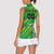 Custom Brazil Happy Independence Day Women Sleeveless Polo Shirt Cristo Redentor Flag Style - Wonder Print Shop