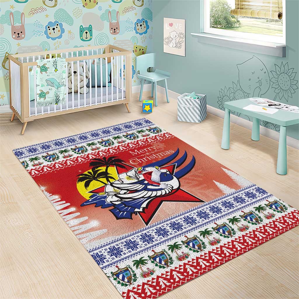 Cuba Cuban Trogon Christmas Area Rug Patria o Muerte Venceremos - Wonder Print Shop
