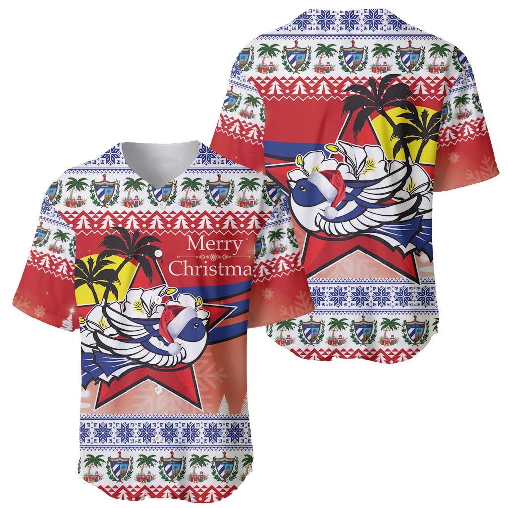 Cuba Cuban Trogon Christmas Baseball Jersey Patria o Muerte Venceremos - Wonder Print Shop
