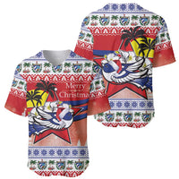 Cuba Cuban Trogon Christmas Baseball Jersey Patria o Muerte Venceremos - Wonder Print Shop