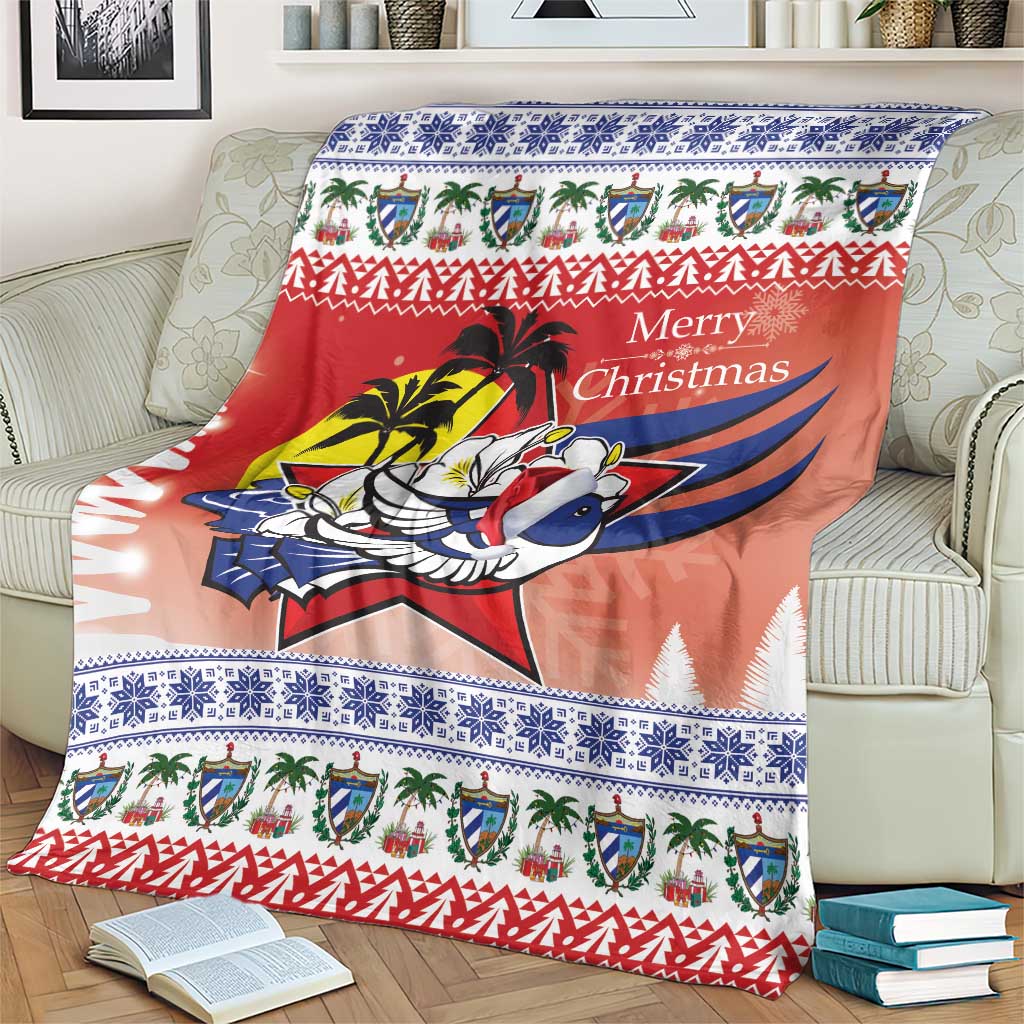 Cuba Cuban Trogon Christmas Blanket Patria o Muerte Venceremos