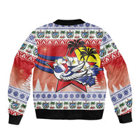 Cuba Cuban Trogon Christmas Bomber Jacket Patria o Muerte Venceremos - Wonder Print Shop