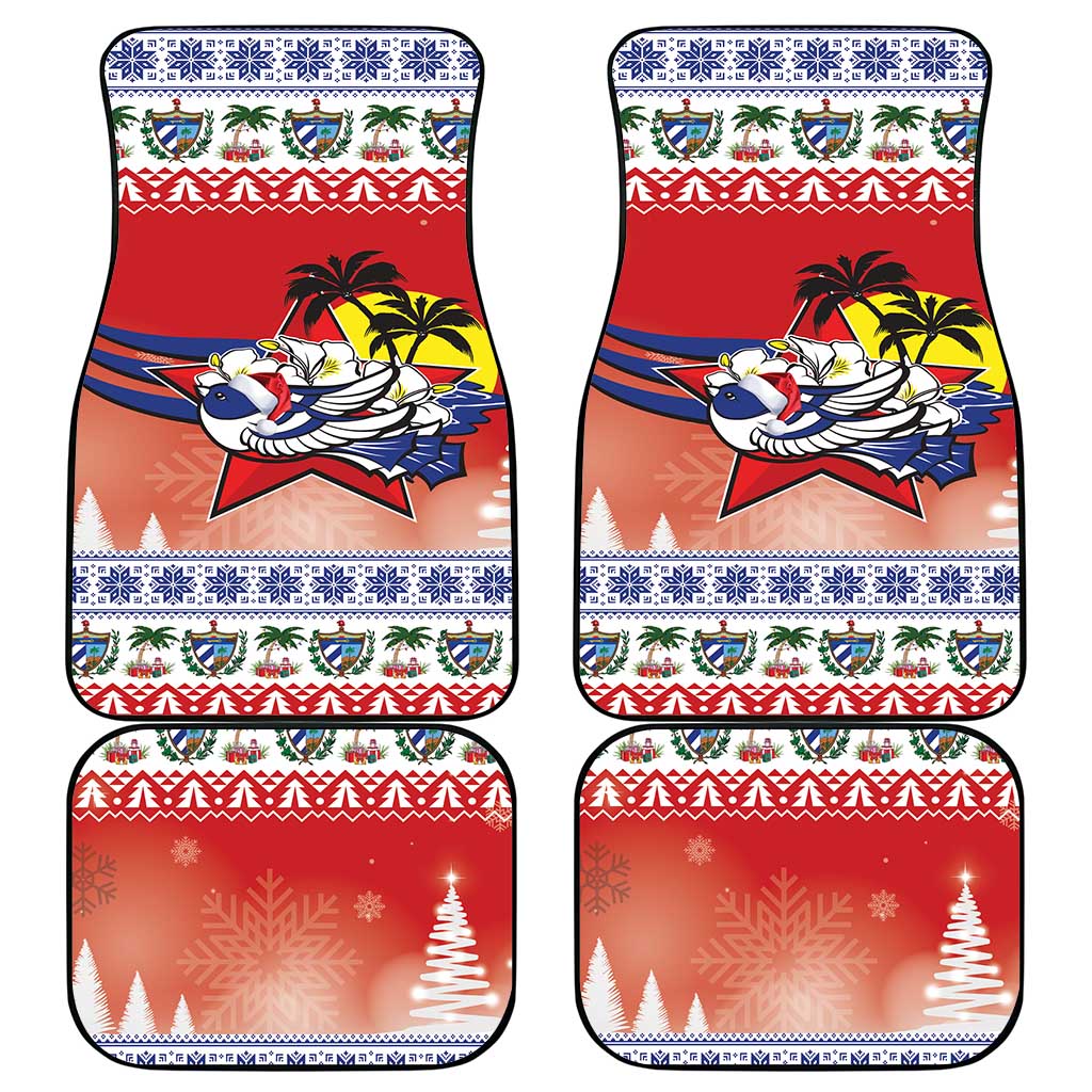 Cuba Cuban Trogon Christmas Car Mats Patria o Muerte Venceremos - Wonder Print Shop