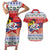 Cuba Cuban Trogon Christmas Couples Matching Short Sleeve Bodycon Dress and Hawaiian Shirt Patria o Muerte Venceremos - Wonder Print Shop