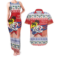 Cuba Cuban Trogon Christmas Couples Matching Tank Maxi Dress and Hawaiian Shirt Patria o Muerte Venceremos - Wonder Print Shop