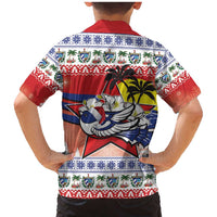 Cuba Cuban Trogon Christmas Family Matching Mermaid Dress and Hawaiian Shirt Patria o Muerte Venceremos - Wonder Print Shop