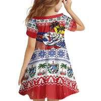 Cuba Cuban Trogon Christmas Family Matching Off The Shoulder Long Sleeve Dress and Hawaiian Shirt Patria o Muerte Venceremos - Wonder Print Shop