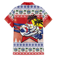 Cuba Cuban Trogon Christmas Family Matching Off The Shoulder Long Sleeve Dress and Hawaiian Shirt Patria o Muerte Venceremos - Wonder Print Shop