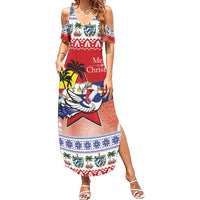 Cuba Cuban Trogon Christmas Family Matching Summer Maxi Dress and Hawaiian Shirt Patria o Muerte Venceremos - Wonder Print Shop