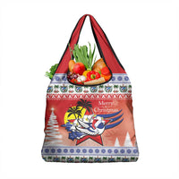 Cuba Cuban Trogon Christmas Grocery Bag Patria o Muerte Venceremos