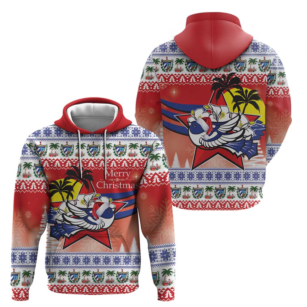 Cuba Cuban Trogon Christmas Hoodie Patria o Muerte Venceremos - Wonder Print Shop