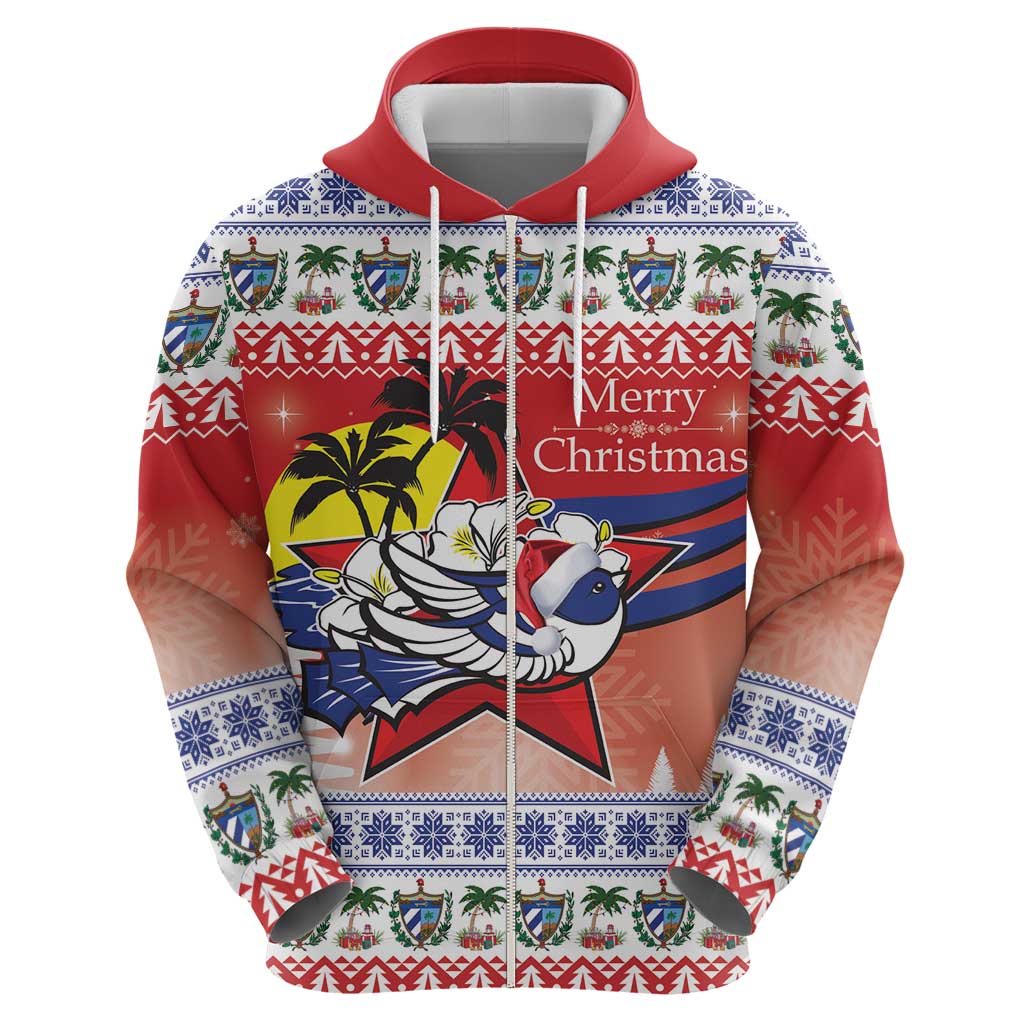 Cuba Cuban Trogon Christmas Hoodie Patria o Muerte Venceremos - Wonder Print Shop