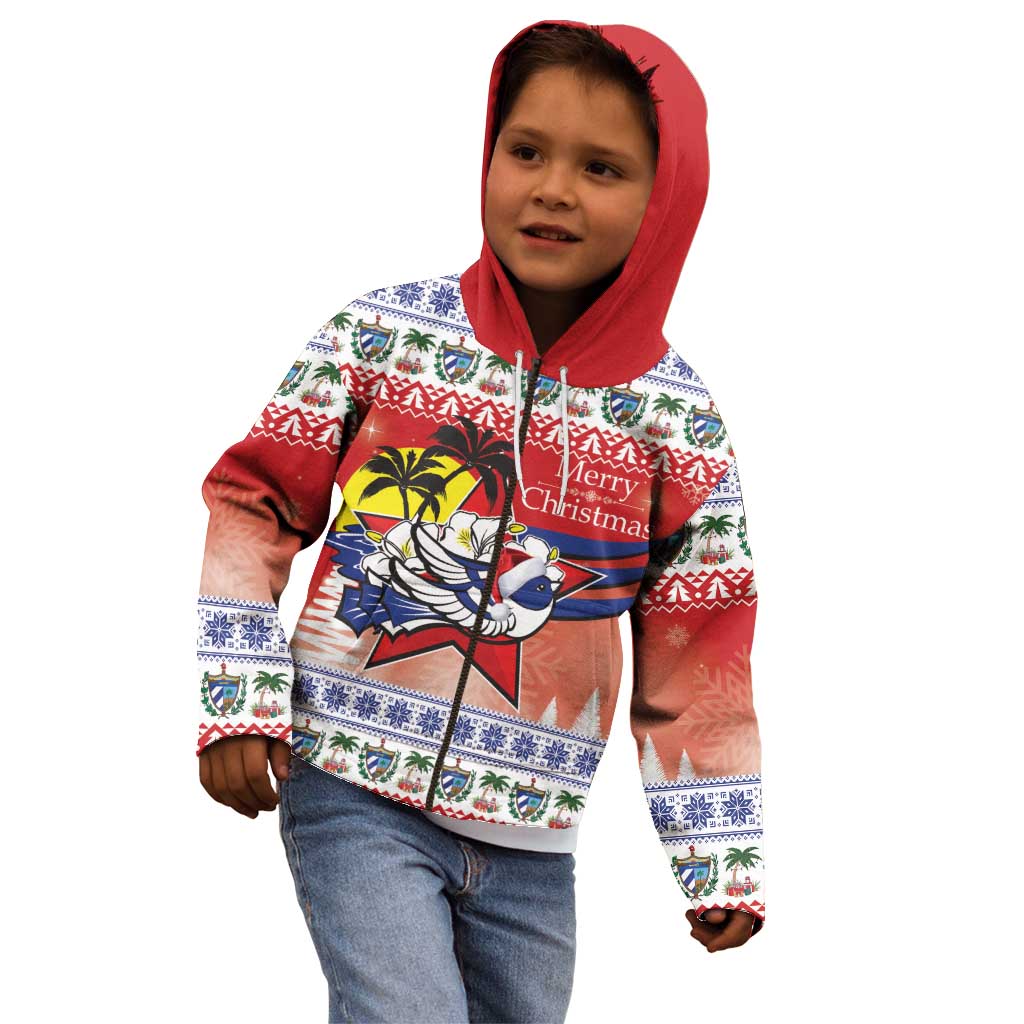 Cuba Cuban Trogon Christmas Kid Hoodie Patria o Muerte Venceremos - Wonder Print Shop
