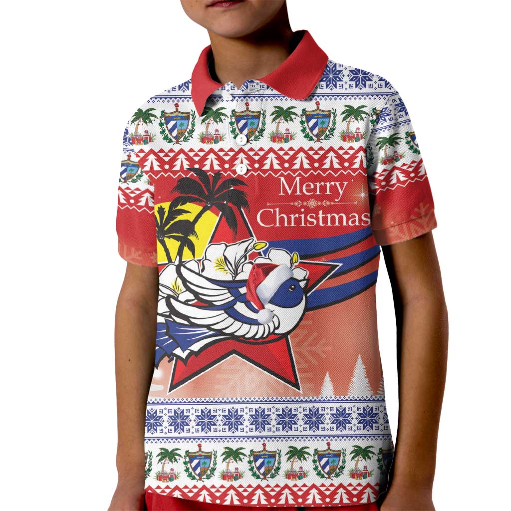 Cuba Cuban Trogon Christmas Kid Polo Shirt Patria o Muerte Venceremos - Wonder Print Shop