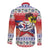 Cuba Cuban Trogon Christmas Long Sleeve Button Shirt Patria o Muerte Venceremos - Wonder Print Shop
